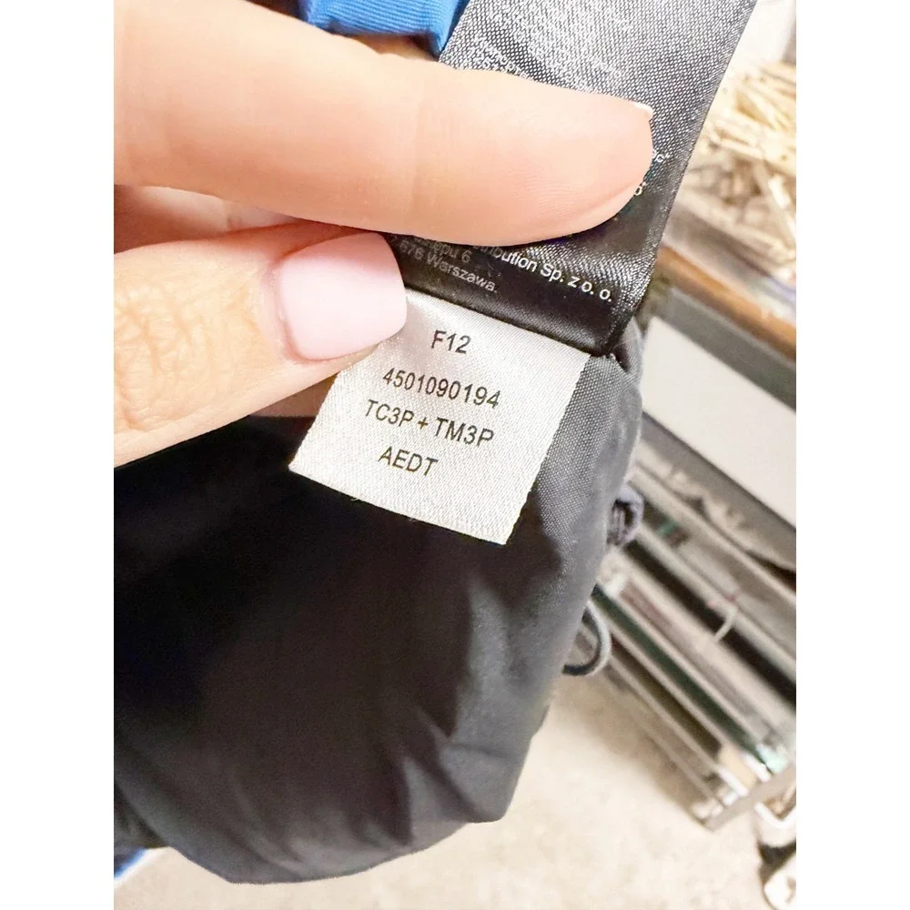 The North Face HyVent Jacket Full Zip Hooded Waterproof Outdoor XL Blue Gray
